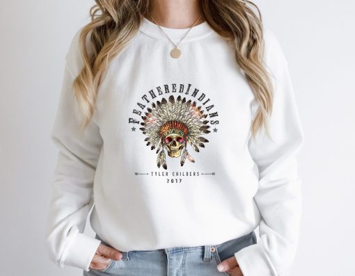 Tyler Childers Feathered Indian Crewneck Sweatshirt