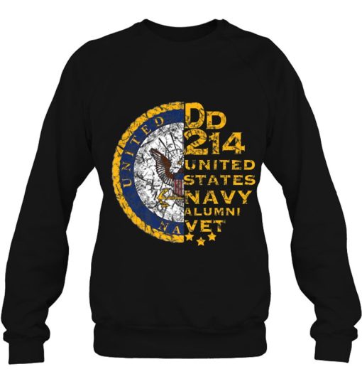 U.S. Navy Veteran Dd214 Alumni Dd-214 Military Vintage Shirt