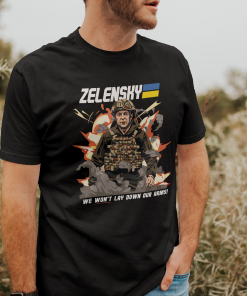 Ukrainian Lover Puck Futin President Zelensky Unisex T-Shirt
