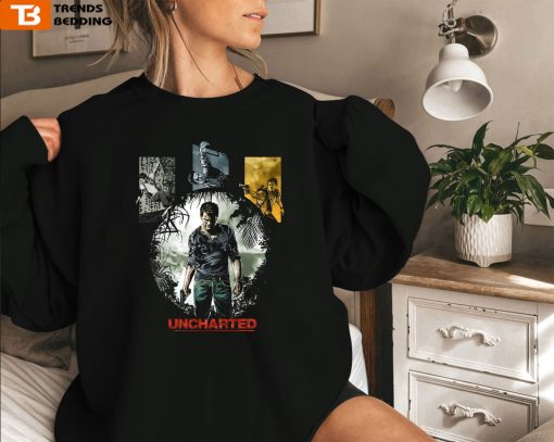 Uncharted Character Gift For Fans Gamer Crewneck Sweatshirt