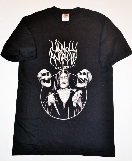 Unholy Anarchy Records Logo Design T-Shirt