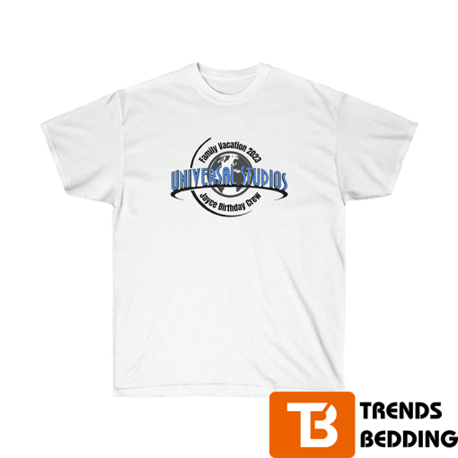 Universal Studios Family Vacation 2023 Custom Name T-Shirt