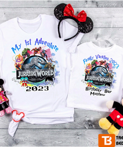 Universal Studios Family Vacation Custom Text And Name T-Shirt