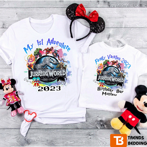 Universal Studios Family Vacation Custom Text And Name T-Shirt