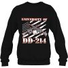 University Of Dd-214 Military Veteran American Flag Gun Shirt