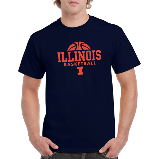 University Of Illinois Fighting Illini Basketball T-Shirt