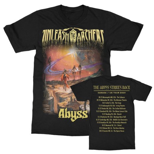 Unleash The Archers Abyss Strikes Back 2021 Tour T-Shirt