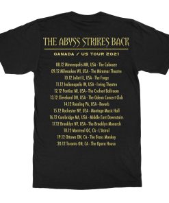 Unleash The Archers Abyss Strikes Back 2021 Tour T-Shirt 2 Unleash The Archers Abyss Strikes Back 2021 Tour T Shirt 3
