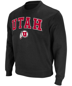 Utah Utes Arch &amp Logo Unisex Sweatshirt