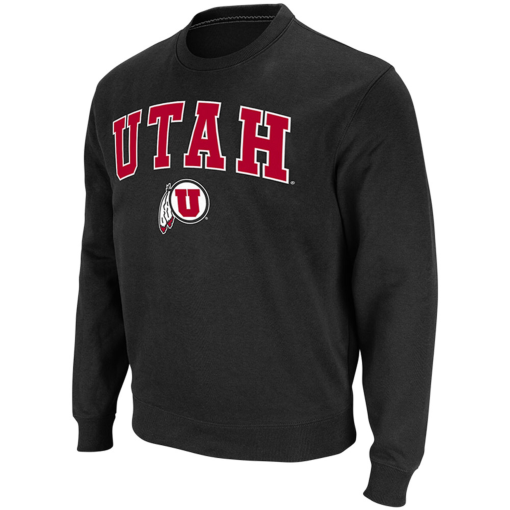 Utah Utes Arch &amp Logo Unisex Sweatshirt