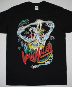 Van Halen Kicks Ass Robot Dinosaur T Shirt Van Halen Kicks Ass Robot Dinosaur T Shirt