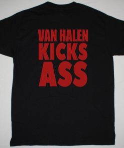 Van Halen Kicks Ass Robot Dinosaur T Shirt