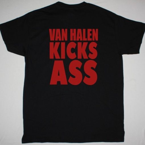 Van Halen Kicks Ass Robot Dinosaur T Shirt