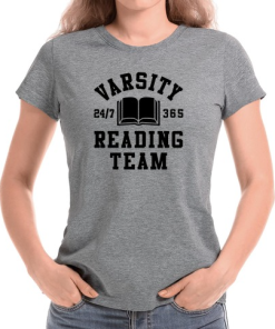 Varsity Reading Team Studying T-shirt Book Lover Gift
