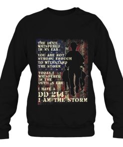 Veteran Dd-214 Alumni Armed Forces I Am The Storm Gift Shirt