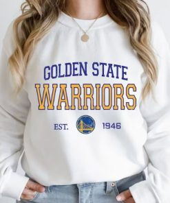 Vintage 80s Golden State Warriors Basketball Crewneck Sweatshirt