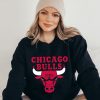Vintage 90s Chicago Bulls Logo NBA Sweatshirt