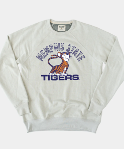Vintage 90s Memphis State Tigers Print Crewneck Sweatshirt