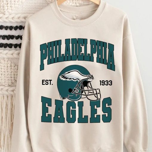 Vintage 90s Philadelphia Eagles Football Unisex Hoodie