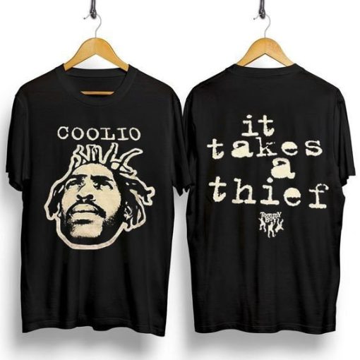 Vintage 90s RIP Coolio Rapper Tee Shirt