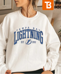 Vintage 90s Tampa Bay Lightning Logo Crewneck Sweatshirt