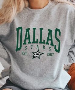 Vintage Dallas Stars Ice Hockey Unisex Sweatshirt Vintage Dallas Stars Ice Hockey Unisex Sweatshirt
