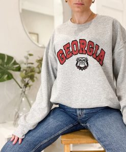 Vintage Georgia Bulldogs UGA Fan Crewneck Sweatshirt