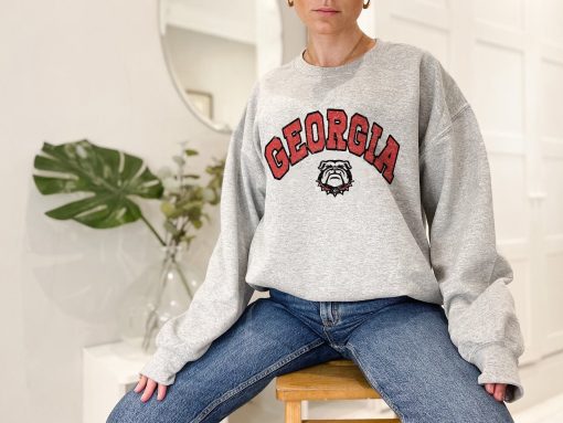 Vintage Georgia Bulldogs UGA Fan Crewneck Sweatshirt