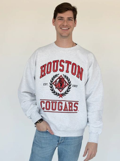 Vintage Houston Cougars University Sweatshirt For Fan