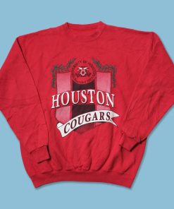 Vintage Houston Cougars University Sweatshirt Gift For Fan