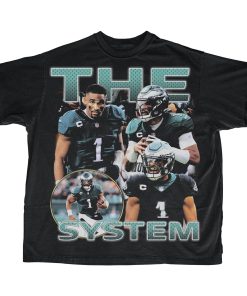 Vintage Jalen Hurts The System Unisex T-shirt