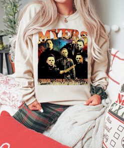 Vintage Michael Myers Halloween Terror Never Rest In Peace Shirt