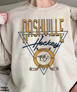 Vintage Nashville Predators Sweatshirt Hockey Fan