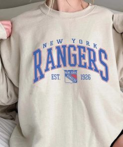 Vintage New York Rangers Hockey Logo Unisex Crewneck Sweatshirt Vintage New York Rangers Hockey Logo Unisex Crewneck Sweatshirt
