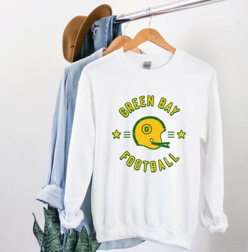 Vintage Packers Green Bay Football Crewneck Sweatshirt For Women Men