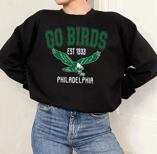 Vintage Philadelphia Eagles Go Birds Sweatshirt