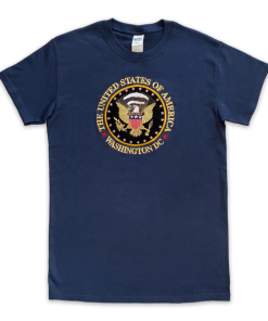 Vintage Presidential Seal Embroidered Unisex T-Shirt