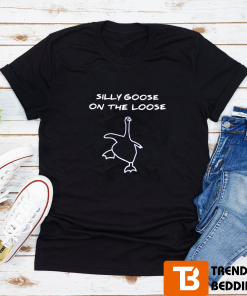 Vintage Silly Goose On The Loose Funny Unisex Shirt