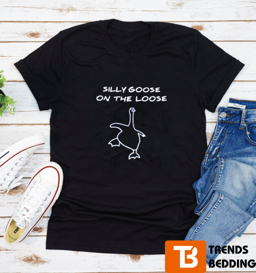 Vintage Silly Goose On The Loose Funny Unisex Shirt