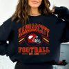Vintage Style Kansas City Football Team Crewneck Sweatshirt