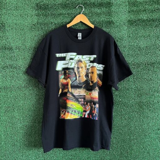 Vintage Style The Fast And Furious 2001 Movie Graphic Tee