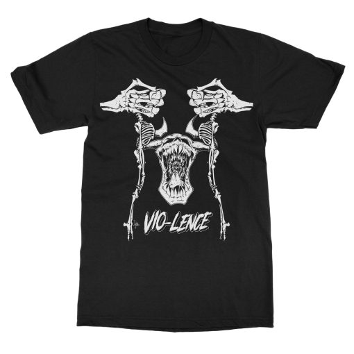 Vio-lence Vio-dude Skeleton T-Shirt