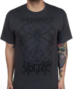 Viscera Flailed Vitruvian Man (Grey) T-Shirt