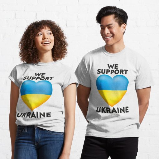 We Support Ukraine Pray For Classic T-Shirt