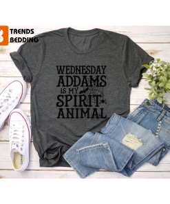 Wednesday Addams Family Is My Spirit Animal T-shirt