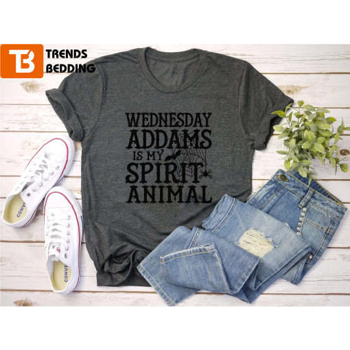Wednesday Addams Family Is My Spirit Animal T-shirt