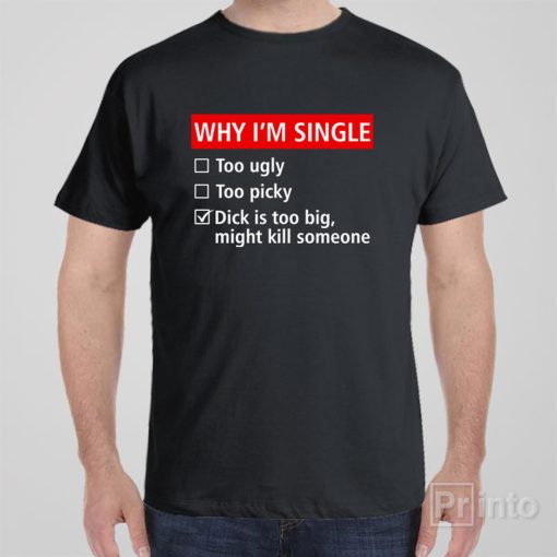 Why I’m single – T-shirt