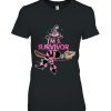 Witch I’m Survivor Breast Cancer Awareness Halloween Gift Shirt