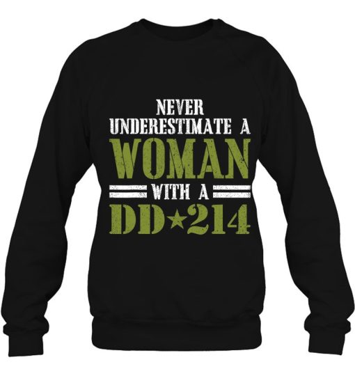 Women With Dd-214 Female Veterans Day Shirts