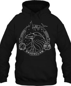 Womens Harry Potter Ravenclaw Badge Hoodie